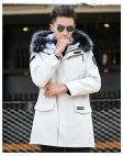 down jacket Insulated Snorkel Hooded Warm Long Coat