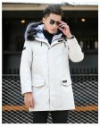 down jacket Insulated Snorkel Hooded Warm Long Coat